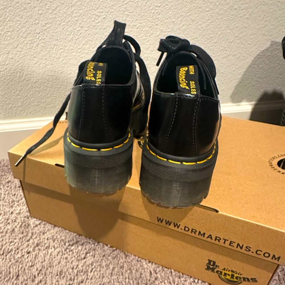 Dr. Martens Black Platform Shoes. Wore only couple times. Smoke free home.